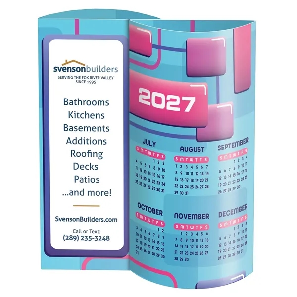 Award winning "WAVE 3-D Calendars" printed on smooth white cardstock and... from ASI 95280 Warwick Publishing Co / Warwick