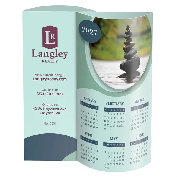 Award winning "WAVE 3-D Calendars" printed on smooth white cardstock and... from ASI 95280 Warwick Publishing Co / Warwick