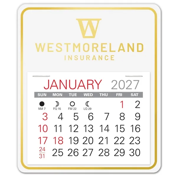 Universal shape self adhering vinyl calendar with 13 month pad,... from ASI 95280 Warwick Publishing Co / Warwick