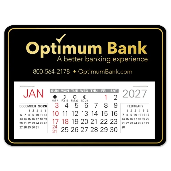 Rectangle shape self adhering vinyl calendar with 13 month pad,... from ASI 95280 Warwick Publishing Co / Warwick