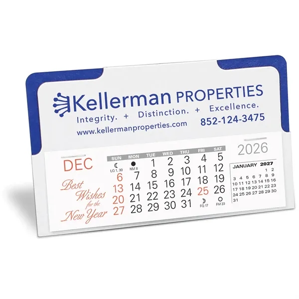 Desk Calendar ink printed with a 13 month, 3 month in... from ASI 95280 Warwick Publishing Co / Warwick