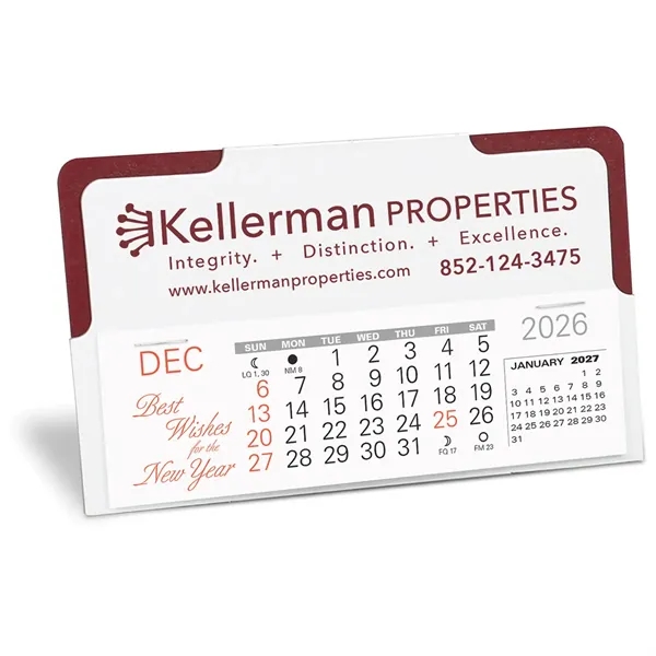 Desk Calendar ink printed with a 13 month, 3 month in... from ASI 95280 Warwick Publishing Co / Warwick