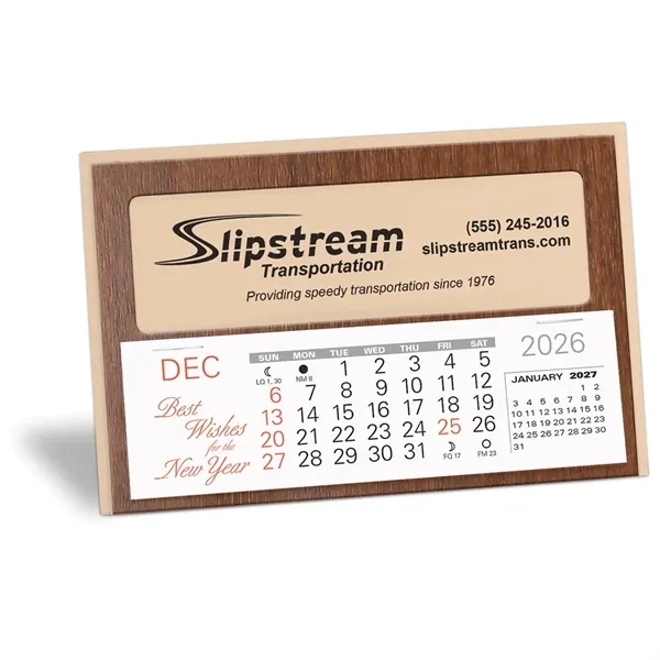 Window design Desk Calendar with 13 month, 3 month in view... from ASI 95280 Warwick Publishing Co / Warwick