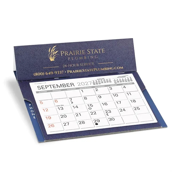 Desk Calendar w/13 month Memo style datepad & flip-out phone address,... from ASI 95280 Warwick Publishing Co / Warwick
