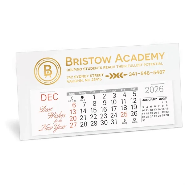 Economizer lightweight desk calendar, 13 month, 3 month in view date... from ASI 95280 Warwick Publishing Co / Warwick