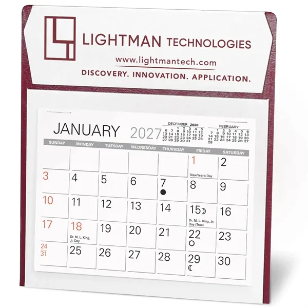 Desk Calendar w/choice of 13 month full color Scenic or Memo... from ASI 95280 Warwick Publishing Co / Warwick