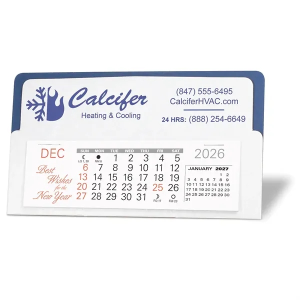 Budget priced Desk Calendar with two-tone design and 5 1/4" x... from ASI 95280 Warwick Publishing Co / Warwick