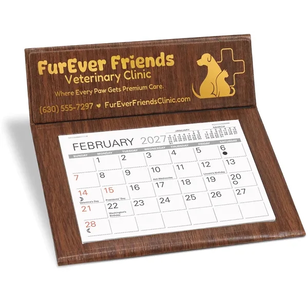 Desk Calendar with 4 3/8" x 3 1/4" memo style 13... from ASI 95280 Warwick Publishing Co / Warwick