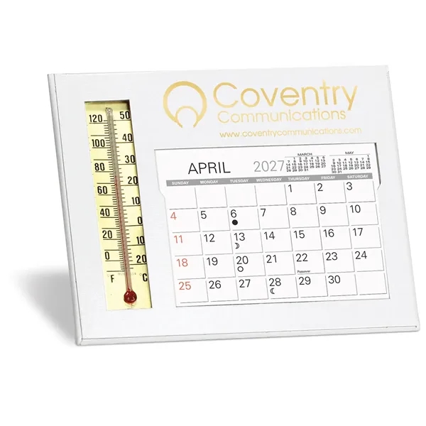 Desk Calendar with Thermometer and memo style 13 mo. date pad,... from ASI 95280 Warwick Publishing Co / Warwick