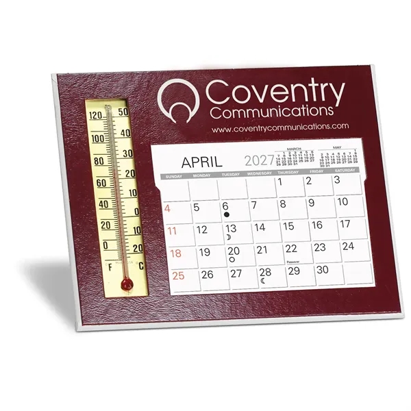 Desk Calendar with Thermometer and memo style 13 mo. date pad,... from ASI 95280 Warwick Publishing Co / Warwick