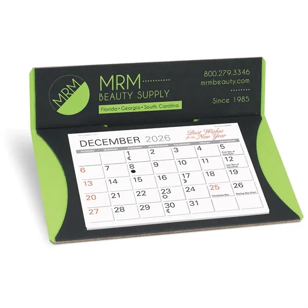 Exclusive design Desk Calendar, 3 eye-catching colors w/13 month Memo datepad... from ASI 95280 Warwick Publishing Co / Warwick