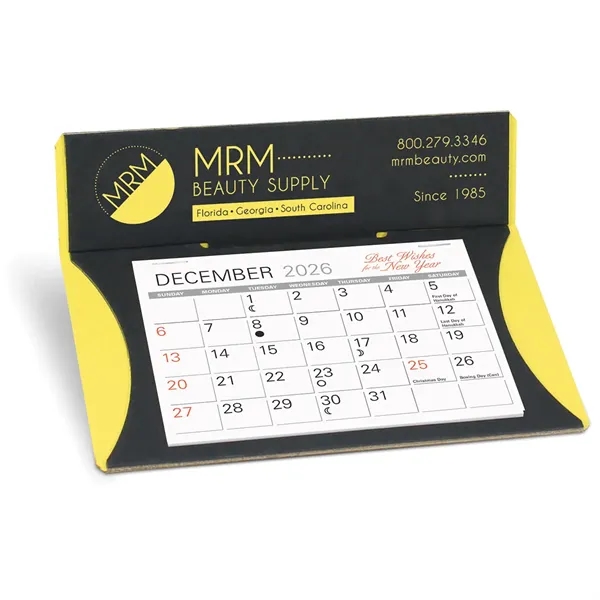 Exclusive design Desk Calendar, 3 eye-catching colors w/13 month Memo datepad... from ASI 95280 Warwick Publishing Co / Warwick