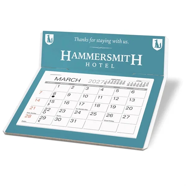 Desk Calendar foil-stamped with a 13 month medium memo date pad,... from ASI 95280 Warwick Publishing Co / Warwick