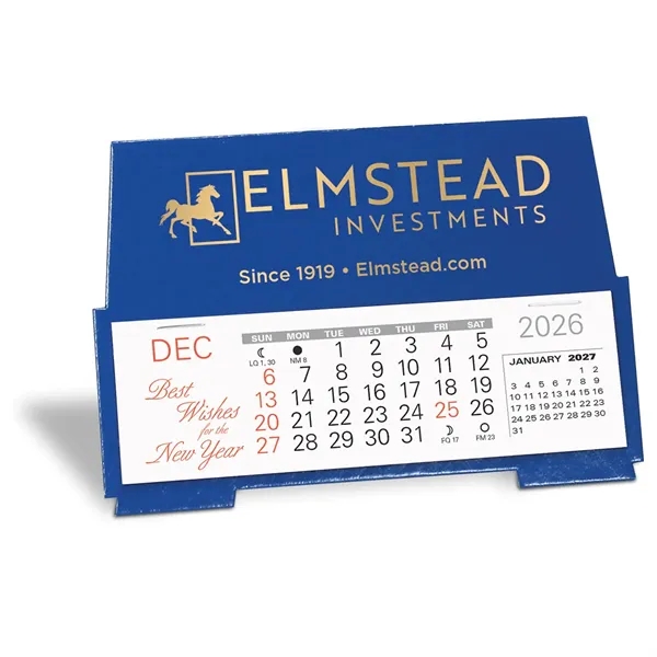 Desk Calendar ink printed with a 13 month 3 month in... from ASI 95280 Warwick Publishing Co / Warwick