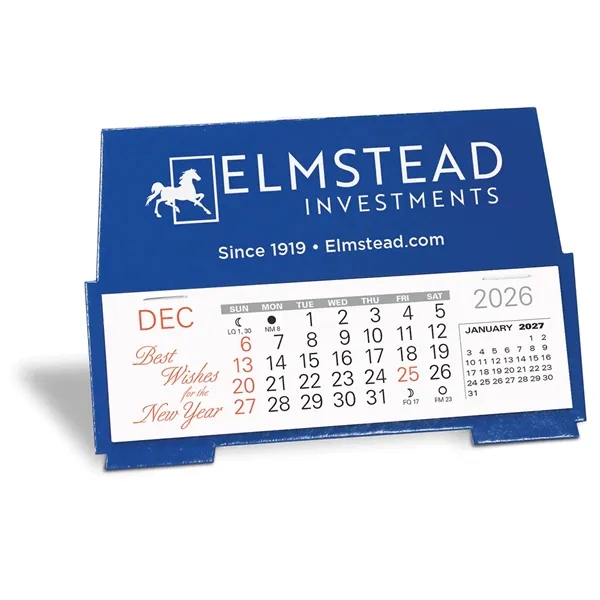 Desk Calendar ink printed with a 13 month 3 month in... from ASI 95280 Warwick Publishing Co / Warwick