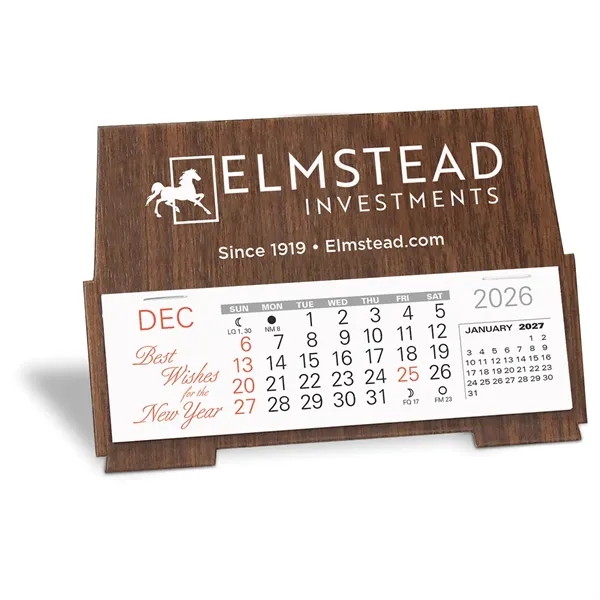 Desk Calendar ink printed with a 13 month 3 month in... from ASI 95280 Warwick Publishing Co / Warwick