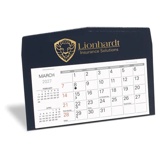 Desk Calendar foil stamped with a 13 month medium memo style... from ASI 95280 Warwick Publishing Co / Warwick