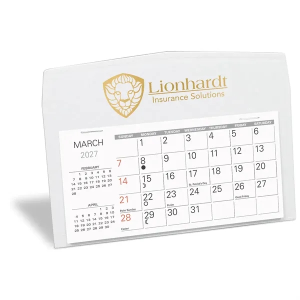 Desk Calendar foil stamped with a 13 month medium memo style... from ASI 95280 Warwick Publishing Co / Warwick