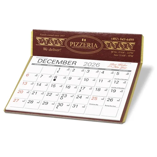 Desk Calendar with 6" x 4 3/16" large memo style 13... from ASI 95280 Warwick Publishing Co / Warwick