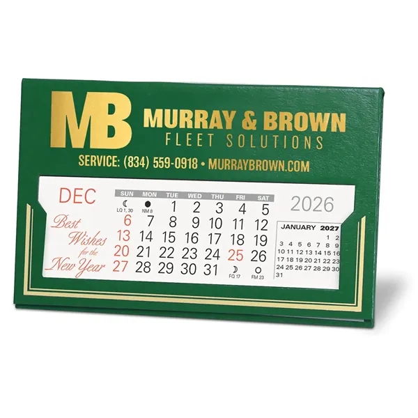 Desk Calendar with 3 month in view style 13 month date... from ASI 95280 Warwick Publishing Co / Warwick