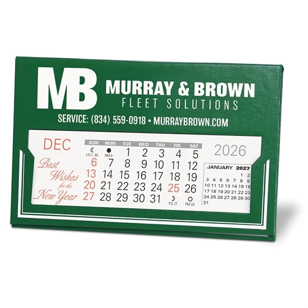 Desk Calendar with 3 month in view style 13 month date... from ASI 95280 Warwick Publishing Co / Warwick