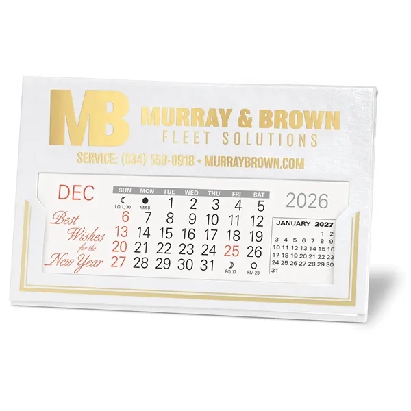 Desk Calendar with 3 month in view style 13 month date... from ASI 95280 Warwick Publishing Co / Warwick