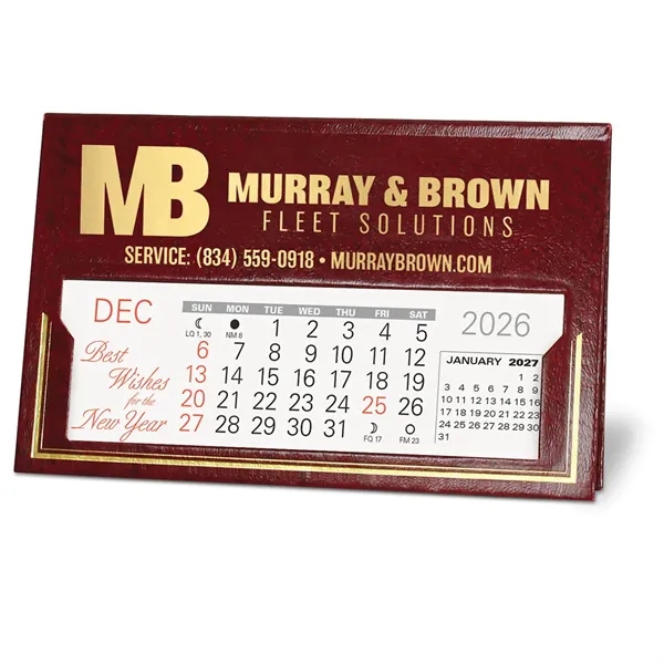 Desk Calendar with 3 month in view style 13 month date... from ASI 95280 Warwick Publishing Co / Warwick