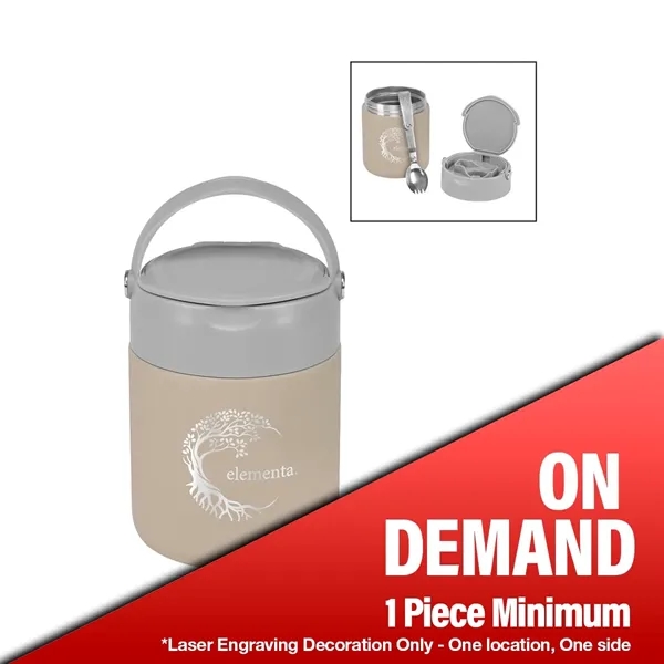 20oz Urban Peak® Vacuum Food Jar with Spork... from ASI 89320 Starline USA Inc