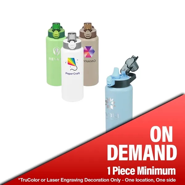 28oz Urban Peak® Tempo Vacuum Water Bottle... from ASI 89320 Starline USA Inc