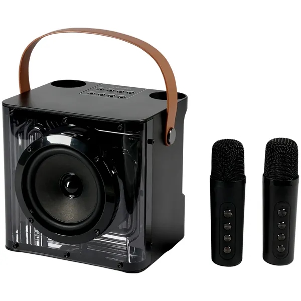 15w Karaoke Wireless Speaker with 2 mics... from ASI 89320 Starline USA Inc