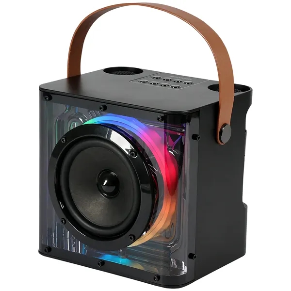 15w Karaoke Wireless Speaker with 2 mics... from ASI 89320 Starline USA Inc