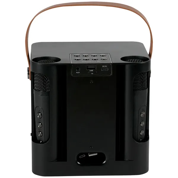 15w Karaoke Wireless Speaker with 2 mics... from ASI 89320 Starline USA Inc