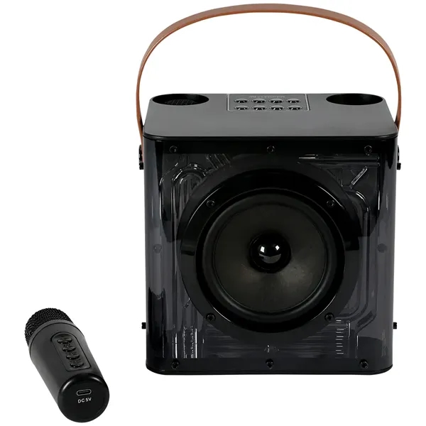 15w Karaoke Wireless Speaker with 2 mics... from ASI 89320 Starline USA Inc