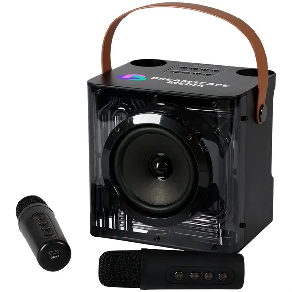 15w Karaoke Wireless Speaker with 2 mics... from ASI 89320 Starline USA Inc