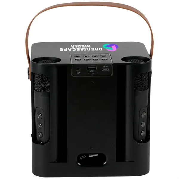 15w Karaoke Wireless Speaker with 2 mics... from ASI 89320 Starline USA Inc