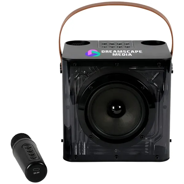 15w Karaoke Wireless Speaker with 2 mics... from ASI 89320 Starline USA Inc