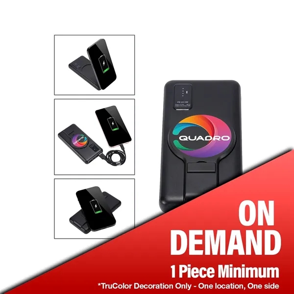 Wireless Power Bank with Stand - 8,000 mAh... from ASI 89320 Starline USA Inc