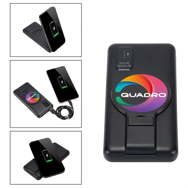 Wireless Power Bank with Stand - 8,000 mAh... from ASI 89320 Starline USA Inc