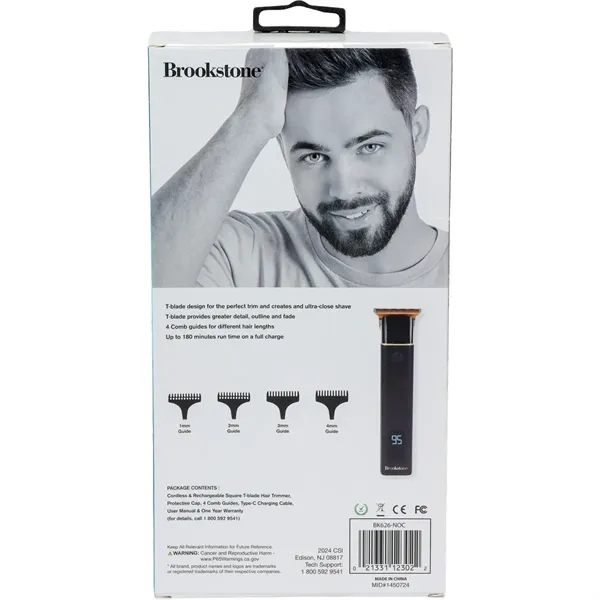 Brookstone® Square T-Blade Hair Clipper... from ASI 89320 Starline USA Inc