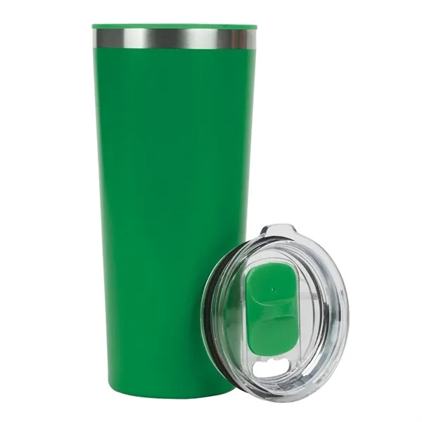 Bergen 24 oz. Steel/100% Recycled PP Liner Travel Tumbler... from ASI 67866 Logomark/Valumark
