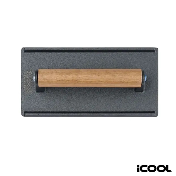 iCOOL® Kodiak Rectangular Cast Iron Meat Press... from ASI 67866 Logomark/Valumark