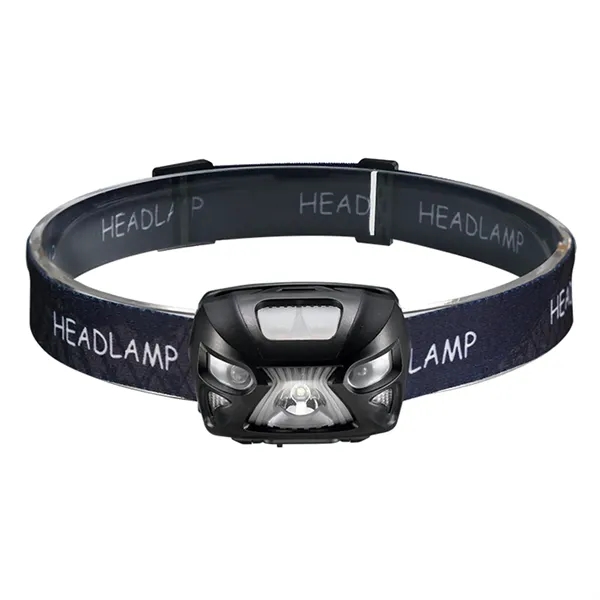 Rechargeable LED sensor headlamp plus laser engraving logo on 1 location... from ASI 37218 Athena Promo (tm)