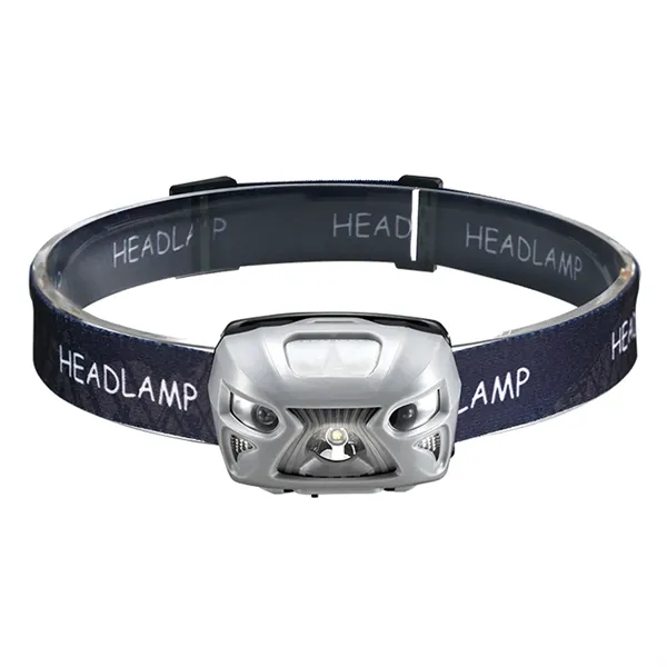 Rechargeable LED sensor headlamp plus laser engraving logo on 1 location... from ASI 37218 Athena Promo (tm)