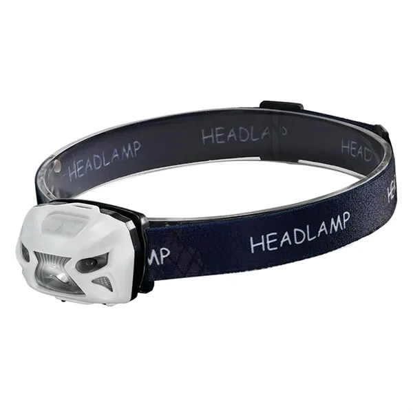 Rechargeable LED sensor headlamp plus laser engraving logo on 1 location... from ASI 37218 Athena Promo (tm)
