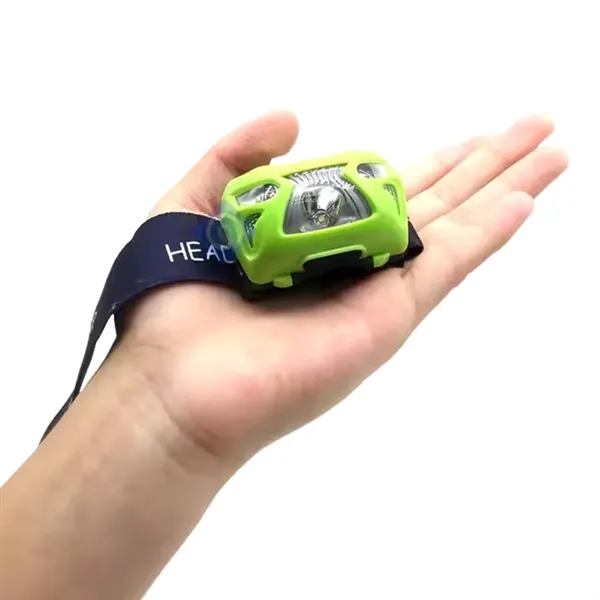 Rechargeable LED sensor headlamp plus laser engraving logo on 1 location... from ASI 37218 Athena Promo (tm)