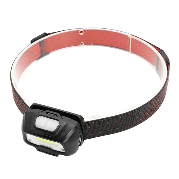 Rechargeable waterproof LED sensor headlamp plus laser engraving logo on 1... from ASI 37218 Athena Promo (tm)