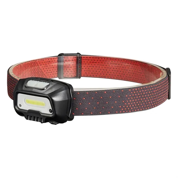 Rechargeable waterproof LED sensor headlamp plus laser engraving logo on 1... from ASI 37218 Athena Promo (tm)