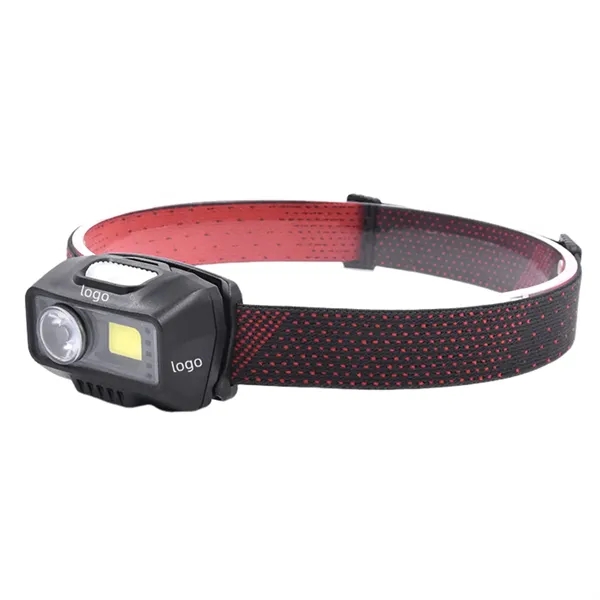 Outdoor safety headlamp with led sensor plus laser engraving logo on... from ASI 37218 Athena Promo (tm)