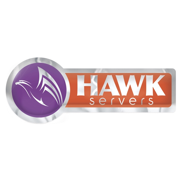 Custom decal with clear polyurethane dome that gives it a three-dimensional... from ASI 56950 Gill Studios Inc / Gill-Line®