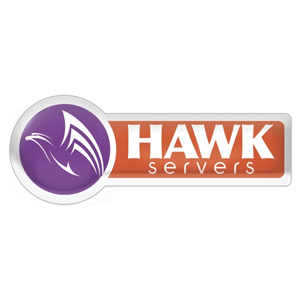 Custom decal with clear polyurethane dome that gives it a three-dimensional... from ASI 56950 Gill Studios Inc / Gill-Line®